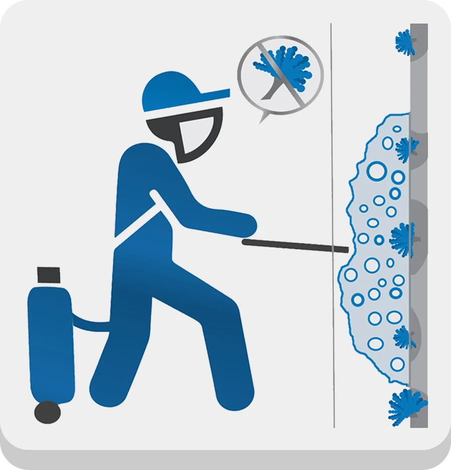 2D-Abbildung von professioneller Putzkraft